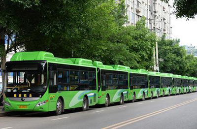 江苏常州：金坛区引进13辆混合动力公交