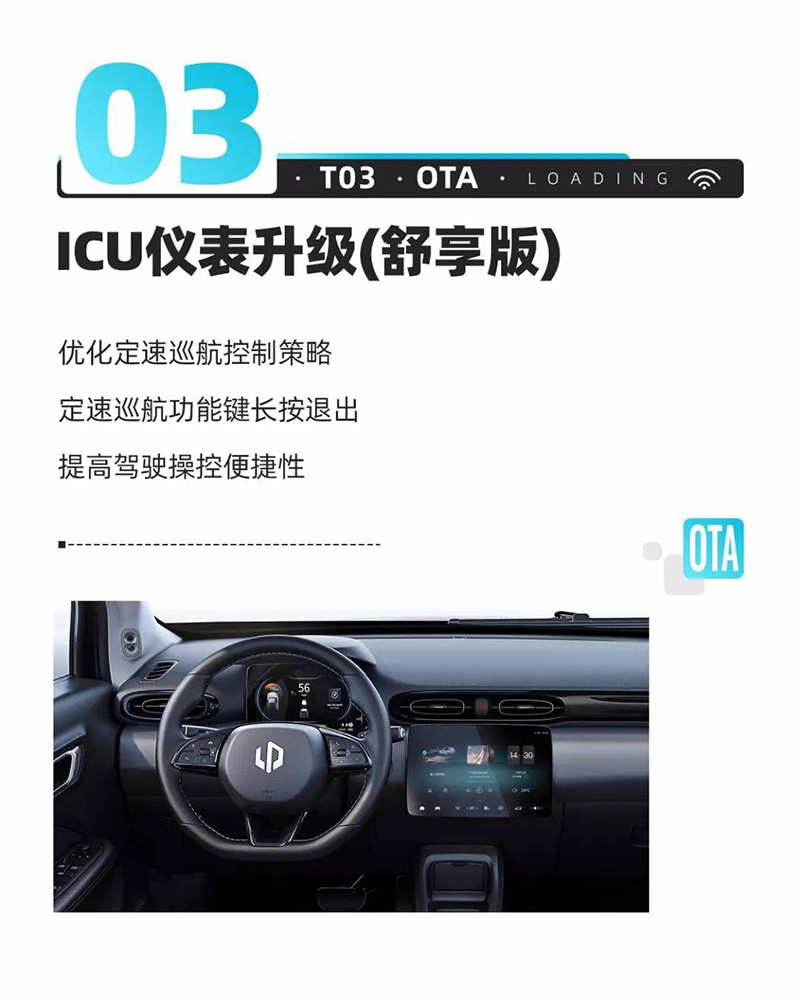 优化驾驶体验 零跑T03推送最新OTA版本